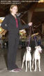 Meilleur jeune pr�sentateur Chlo� Rouganne avec un whippet